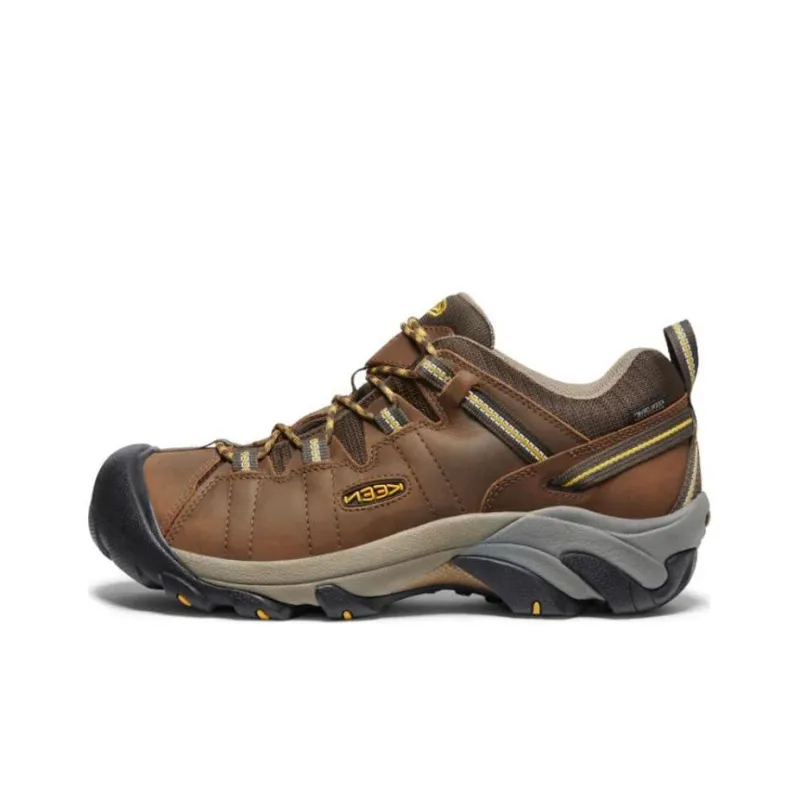 KEEN Targhee II Cushioning Lightweight Low Top Outdoor Shoes Men's Brown-0
