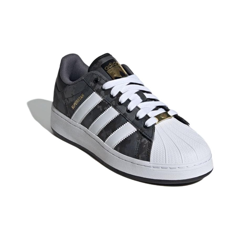 Superstar Adidas Originals Xlg Black Grey Camo POIZON