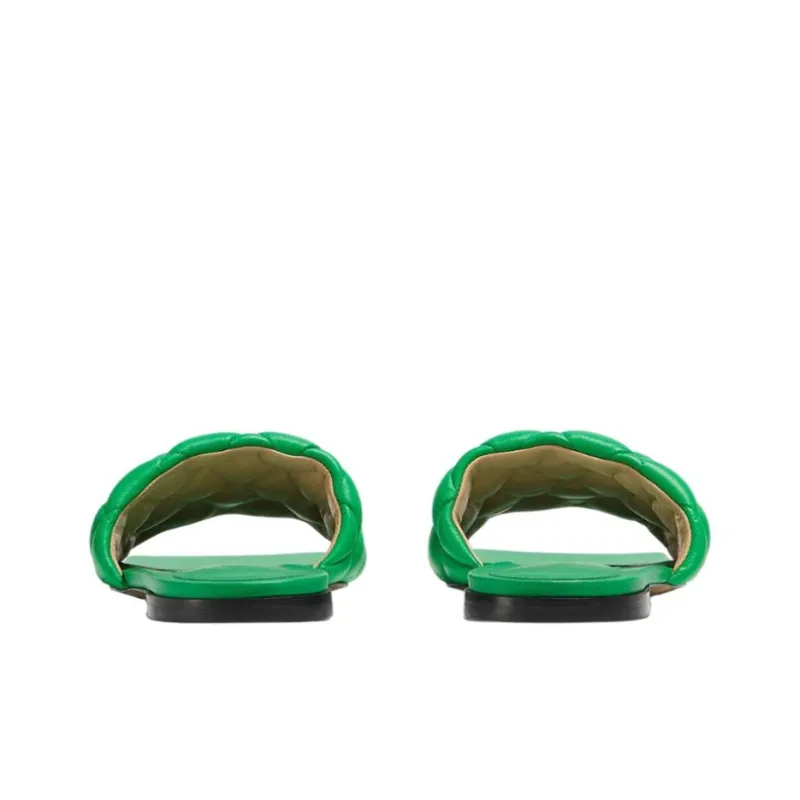 Bottega Veneta Padded Stylish Sandal Women's Green-4