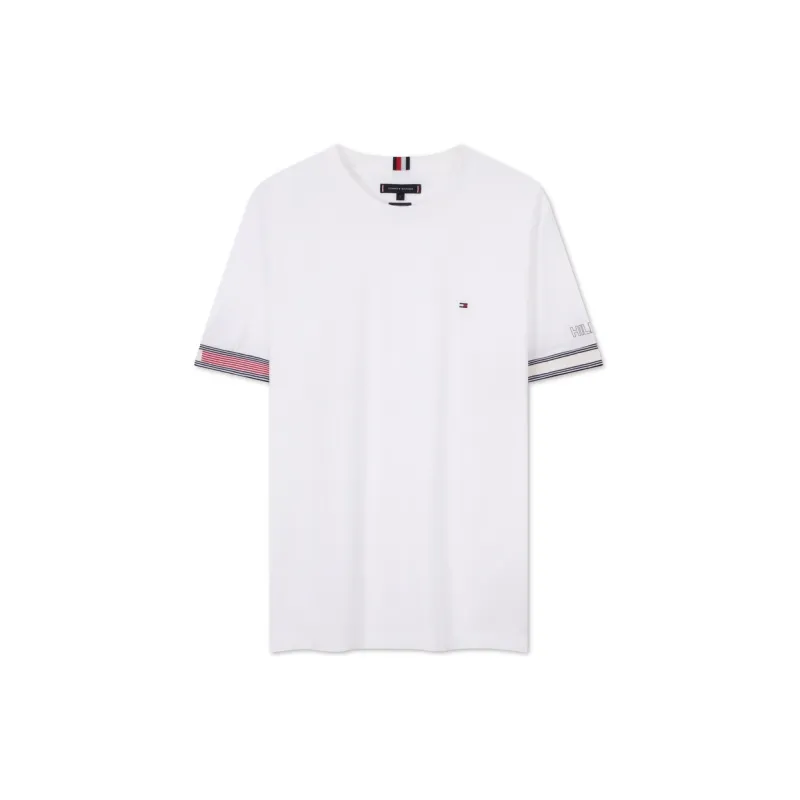 Tommy Hilfiger Logo-embroidered T-shirt-10