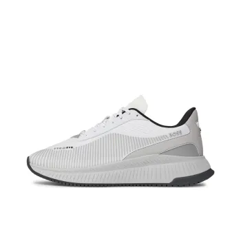 BOSS Logo plaque Lace up Sneakers