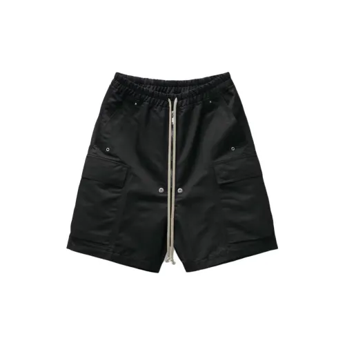 RICK OWENS Casual Shorts Men Black