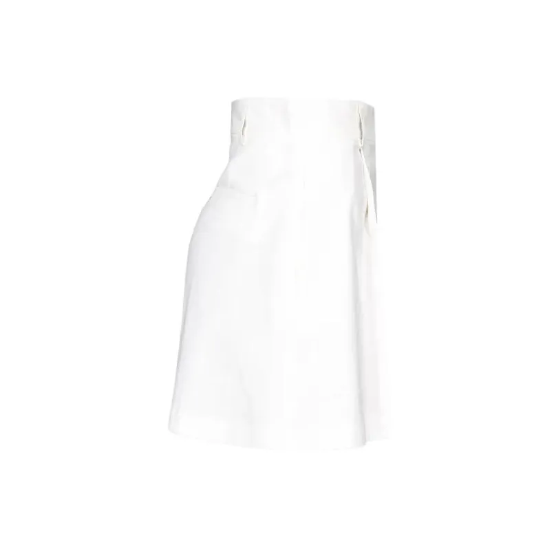 PINKO Tailored Linen Shorts Casual Shorts Women's White-2