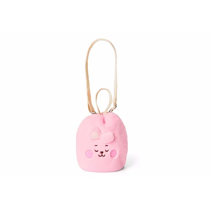 LINE FRIENDS BT21 Polyester Bucket Bag, Shoulder Bag, Crossbody Bag Women's Pink-2