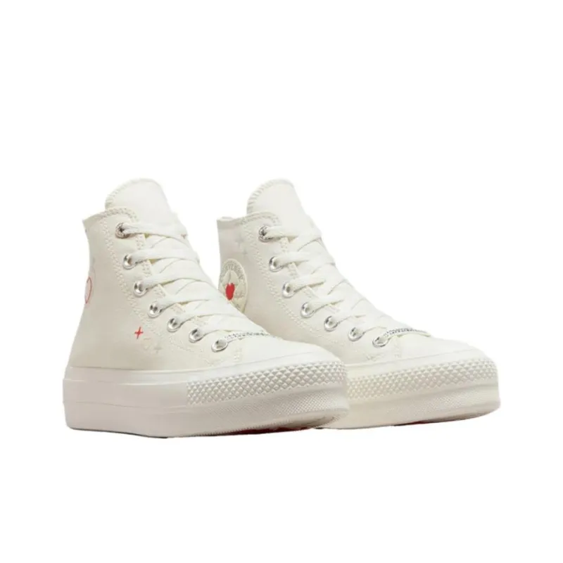 Converse Chuck Taylor All Star Lift Hi Y2K Heart Egret Women's-3