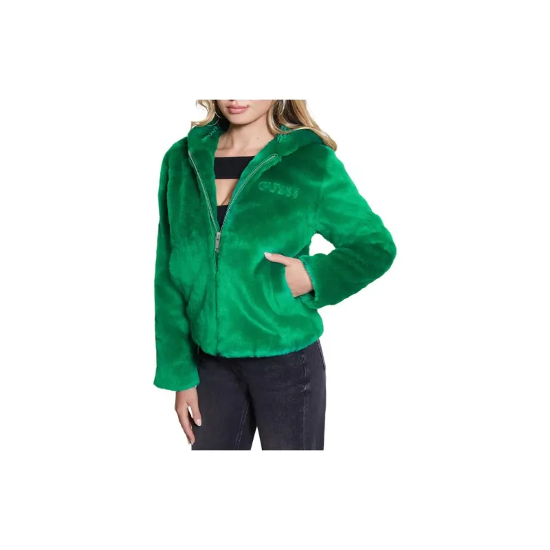 GUESS Jackets Coats Women's Green-1