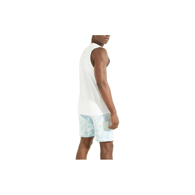 GUESS Hemp Cotton Muscle Tee Tank Tops Men's White-1