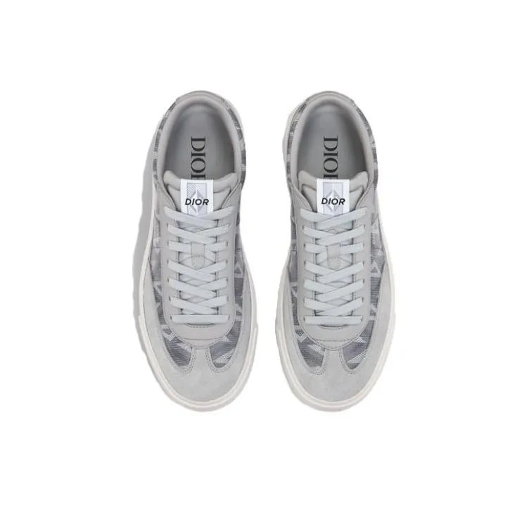 DIOR B101 Gray Cd Diamond Nubuck Calfskin-3