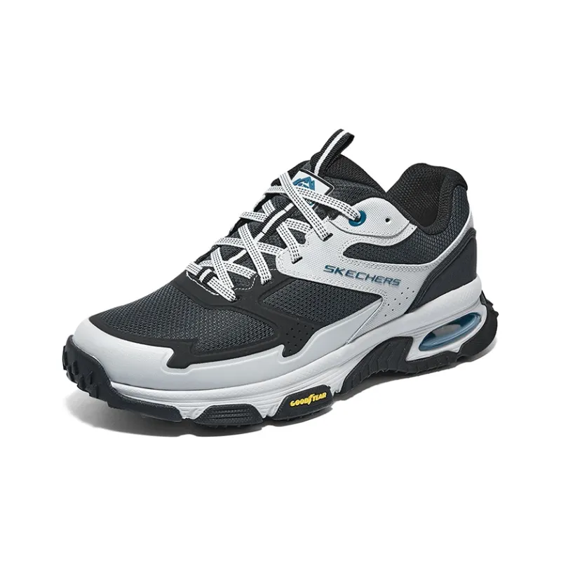 Skechers Lifestyle Cushioning, Slip Resistant, Lightweight Mid Top Casual Shoes Men's Black White-2
