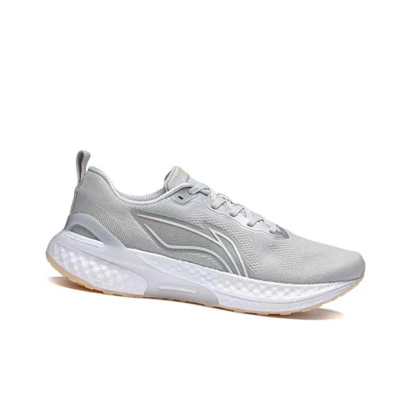 LiNing YueYing Element Slip Resistant Low Top Running Shoes Men's Gray-1