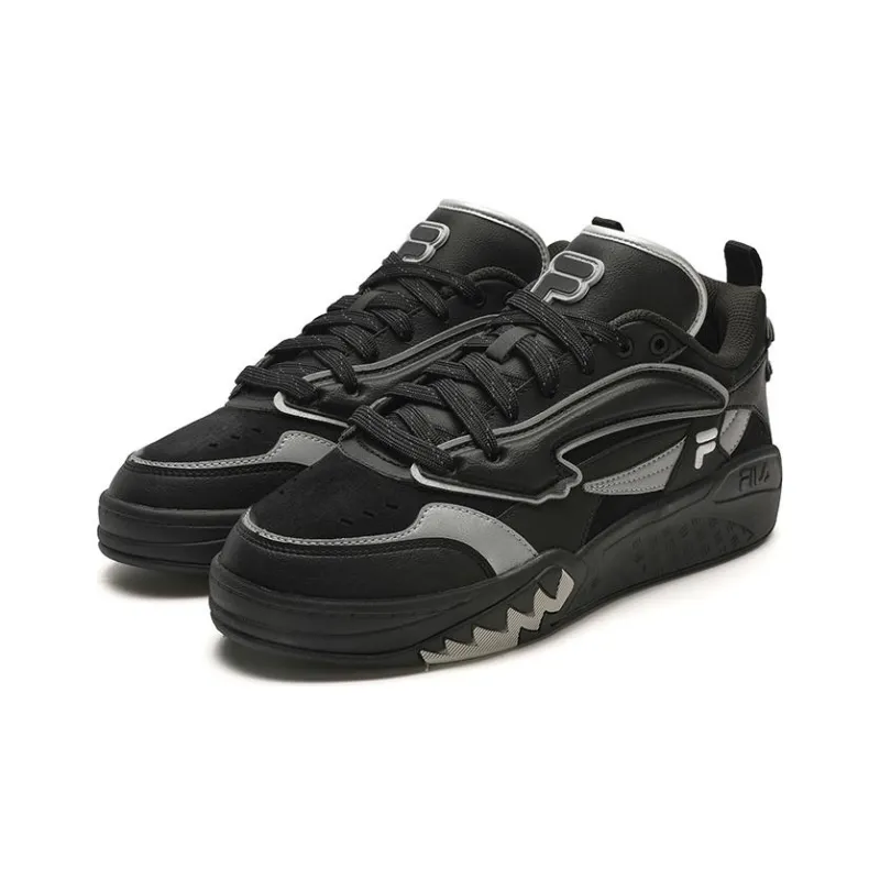 FILA FUSION Desperado Low Top Shoes 'Black Grey' Women's-2