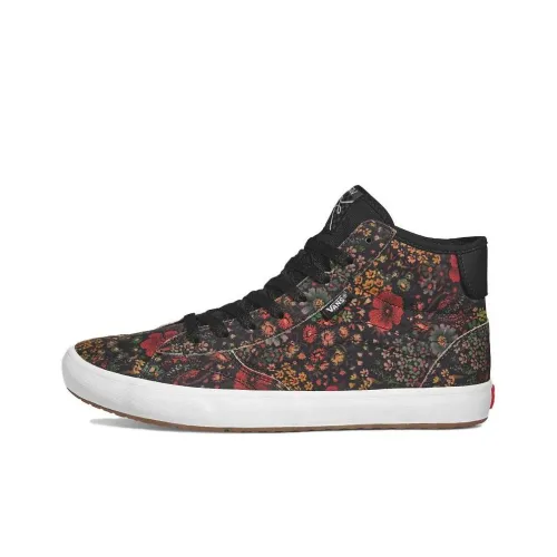 Vans The Lizzie Skateboard Shoes Unisex High-Top Multicolor Black