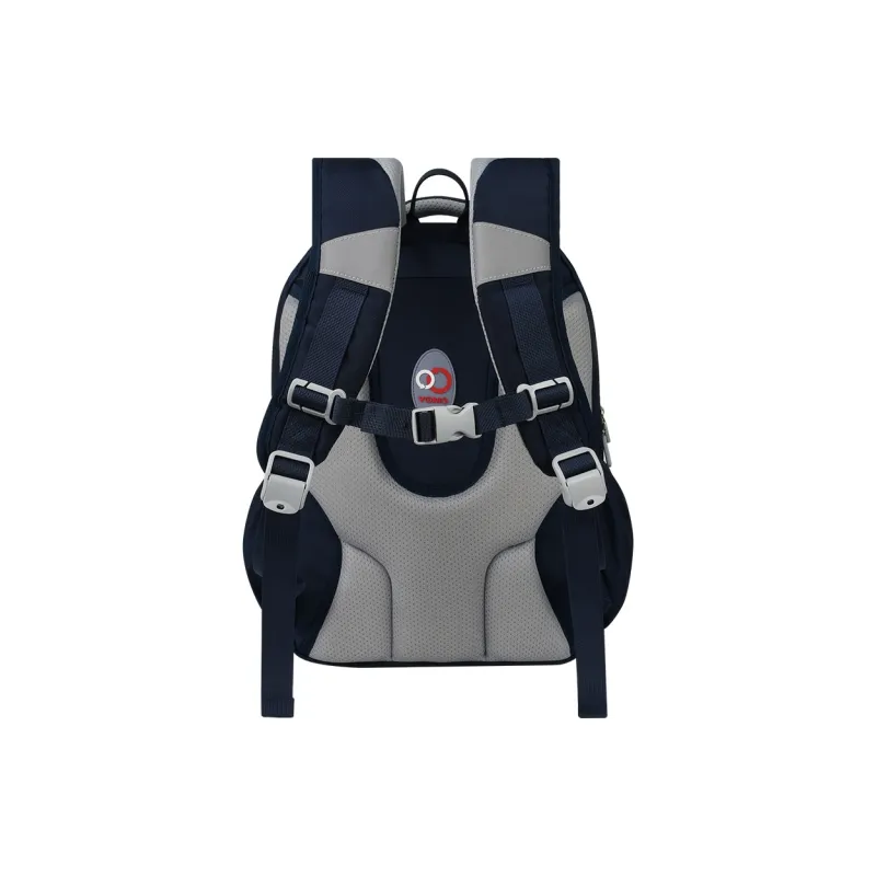 YOME Polyester Backpack Large Size Unisex Blue/Pink-2