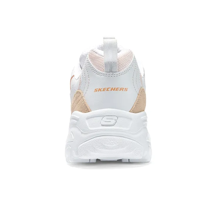 Skechers D'LITES 1.0 Wear Resistant Support Height Increasing Low Top Chunky Sneakers-4