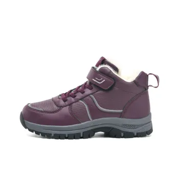 Binary Anti-Slip And Wear-Resistant Height Increasing Warm High-Top Casual Shoes Women's