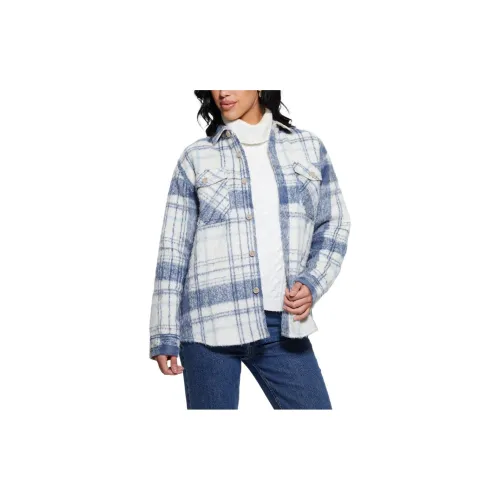 GUESS Jackets Women's Blue