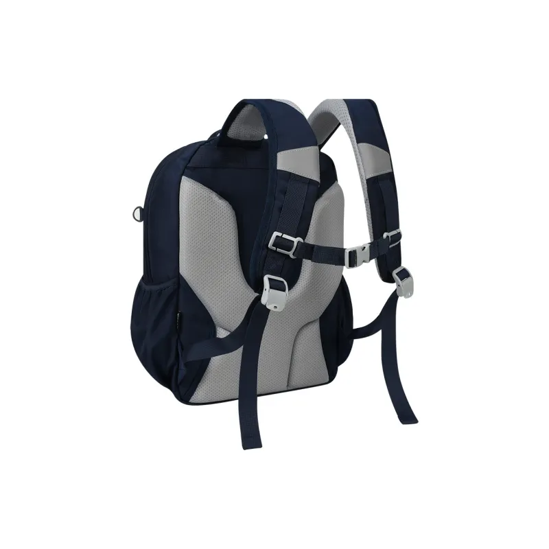 YOME Polyester Backpack Large Size Unisex Blue/Pink-3
