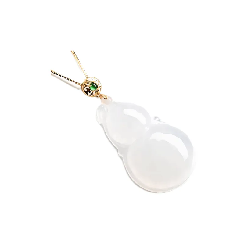 Abby's Wonderland Ice Glutinous Jadeite Pendants Unisex-2