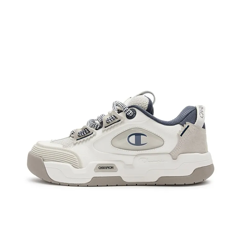 Champion Valve V324 Low Top Skateboard Shoes Men's Ecru-0