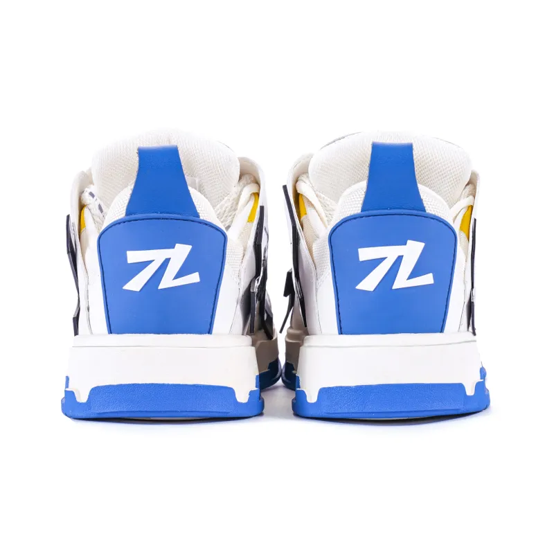 Same Way Eye Catching Bag Cushioning Height Increasing Slip Resistant Low Top Skateboard Shoes Unisex Klein Blue-2