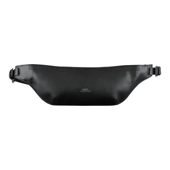 A.P.C Logo Printed Zipped Belt Bag