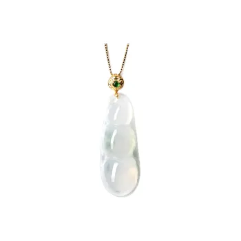Abby's Wonderland Ice Glutinous Jadeite Pendants Unisex