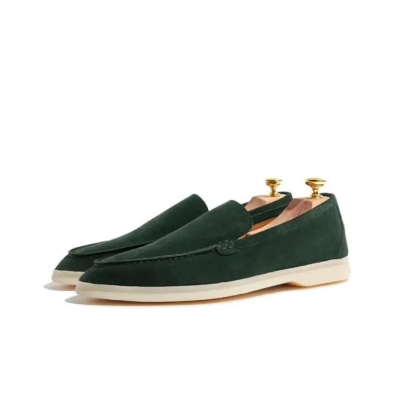 SCAROSSO Ludovico Round Toe Slip On Loafers-3