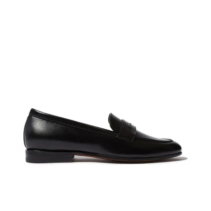 SCAROSSO Valeria Almond Toe Slip On Loafers Women's-1