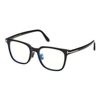 TOM FORD Plate Rectangular Eyeglass Frames Unisex Black