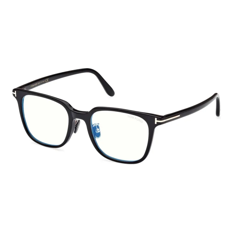 TOM FORD Plate Rectangular Eyeglass Frames Unisex Black-0