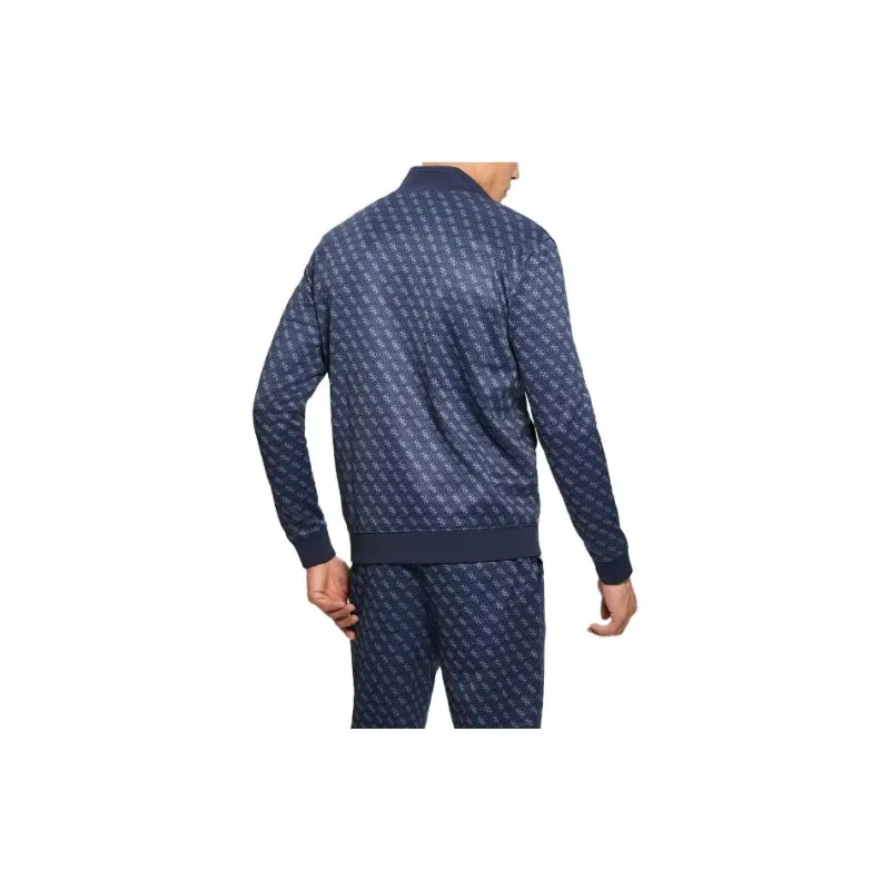 GUESS Eco Korbin Track Jacket Jackets Coats Men's Blue-1