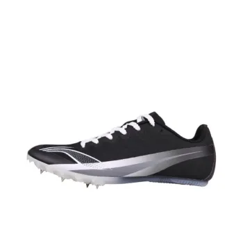 LiNing Cushioning Wear Resistant Low Top Racing Running Shoes Unisex Black Knight