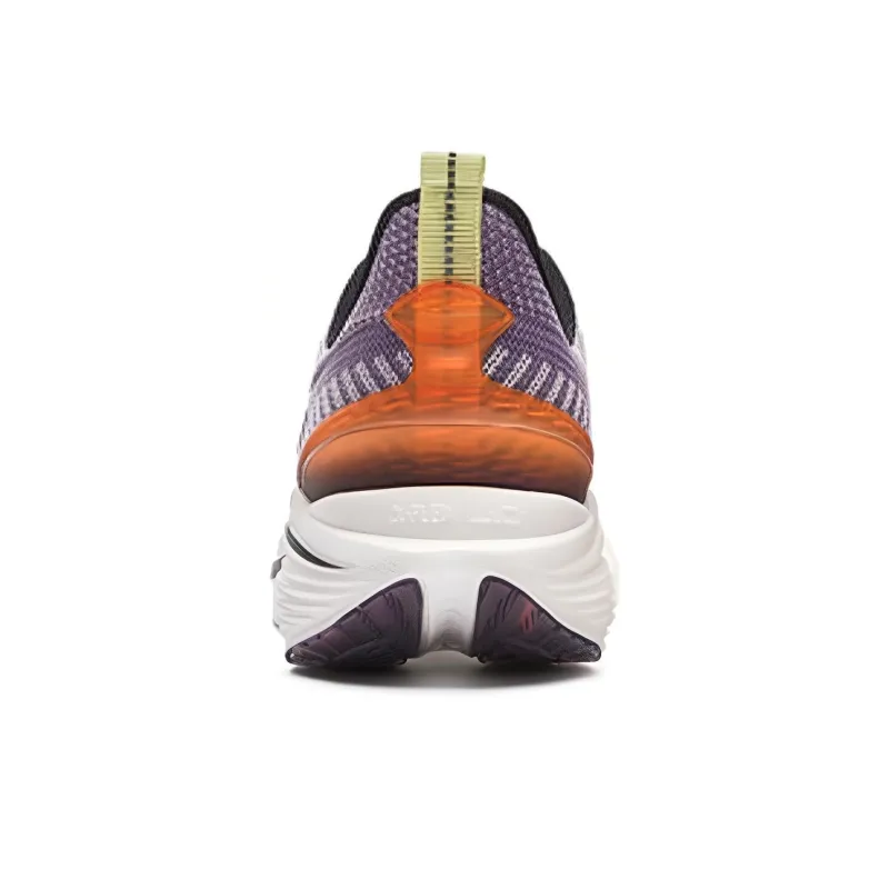 Erke Strange Bullet 3.0 Running Shoes Men Low Top Neon Orange/White/Purple-4