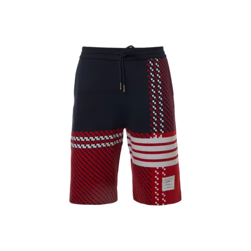 THOM BROWNE Sports Shorts Men Red