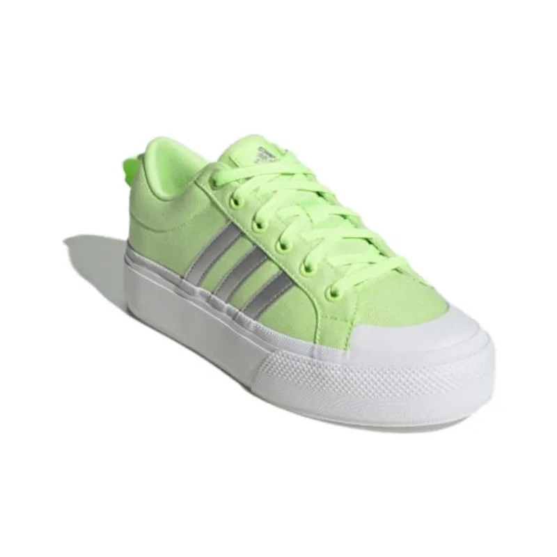 Adidas Bravada 2.0 Platform Green Spark Silver Metallic Cloud White Women's-2