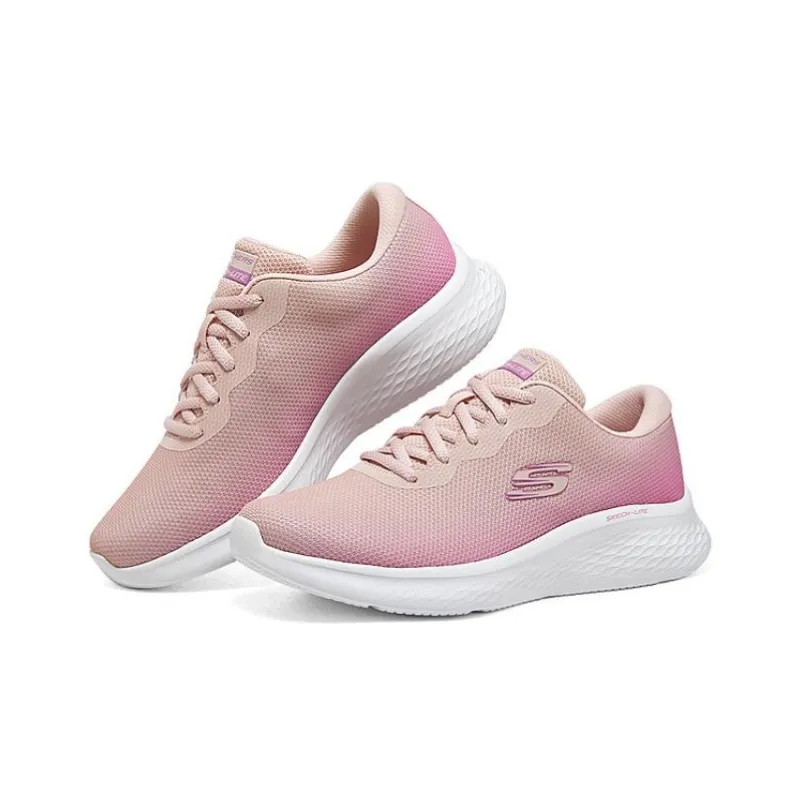 Skechers Skech Lite Pro Waterproof Low Top Running Shoes Women's Pink White-2