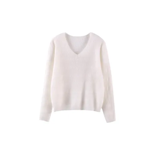 MAIGRE SIMHAT Cashmere Sweaters Women's White