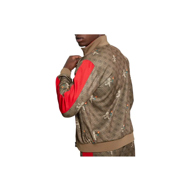 GUESS Jackets Coats Men's Brown-1