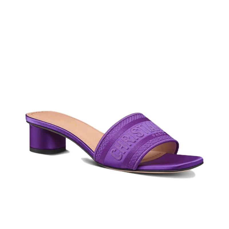 DIOR Dway Slide Slippers Women's Purple-2