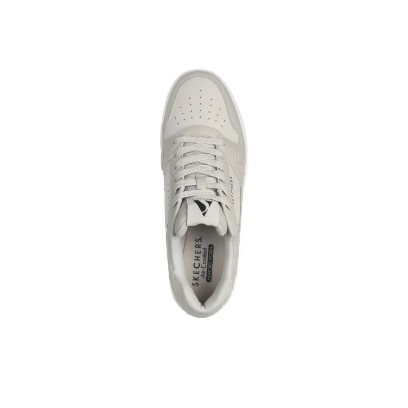 Skechers Lightweight And Breathable Low Top Skateboard Shoes Men's Ivory-3