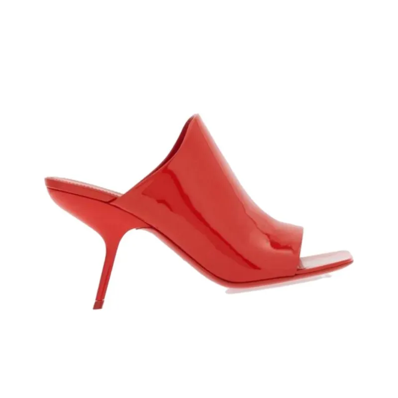 FERRAGAMO 85mm Open toe Slide Mules-1