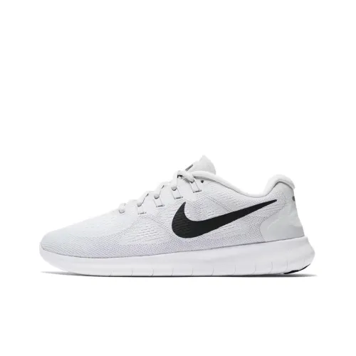 Nike Free Run 2017 White Black Pure Platinum Women's