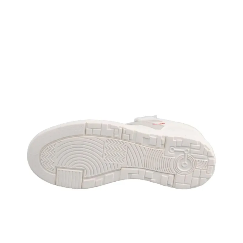 Anta Slip Resistant Cushioning Low Top Skateboard Shoes Men's White-4