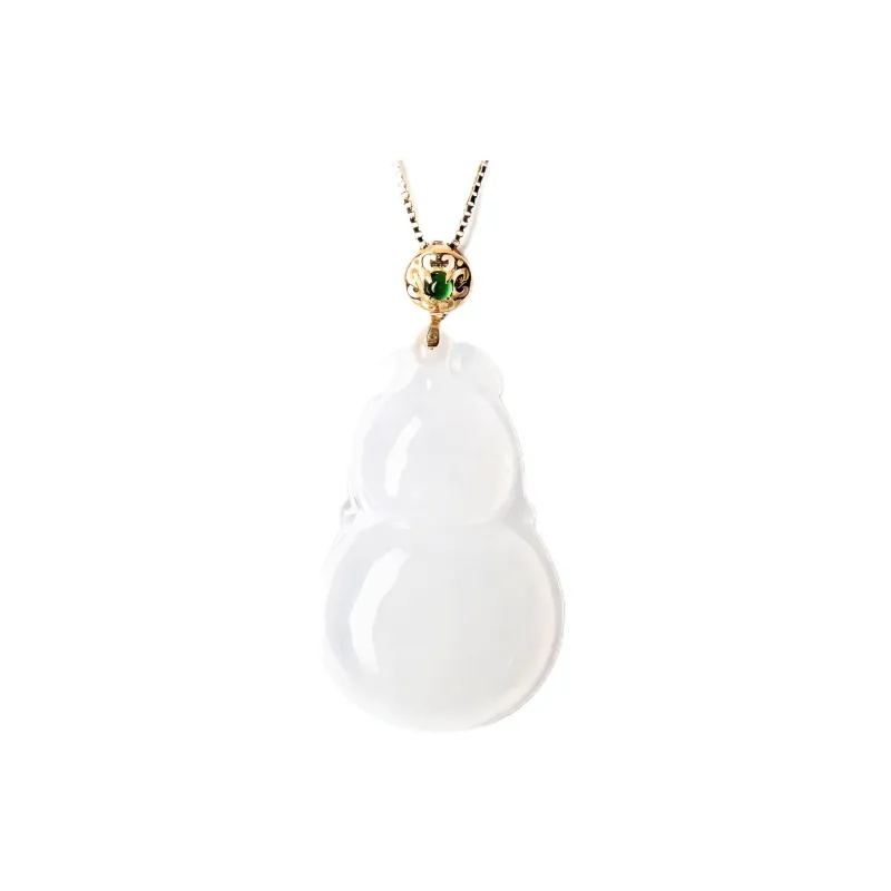 Abby's Wonderland Ice Glutinous Jadeite Pendants Unisex-0