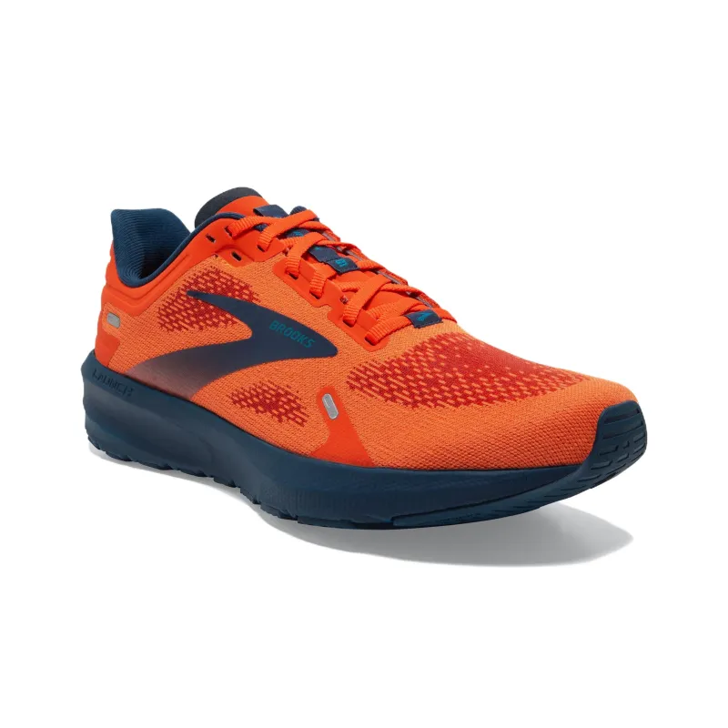 Brooks Launch 9 Anti Slip Wear Resistant Low Top Marathon Running Shoes Men's Orange-2
