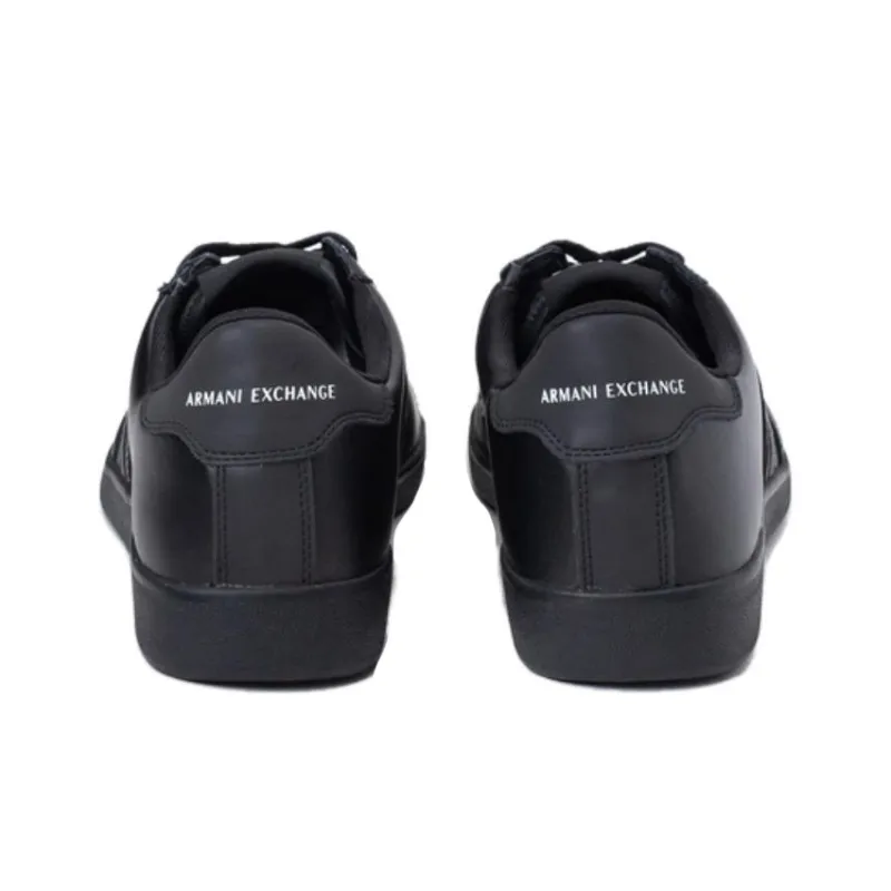 ARMANI EXCHANGEAE Low-Top Skateboard Shoes Men's Black-4