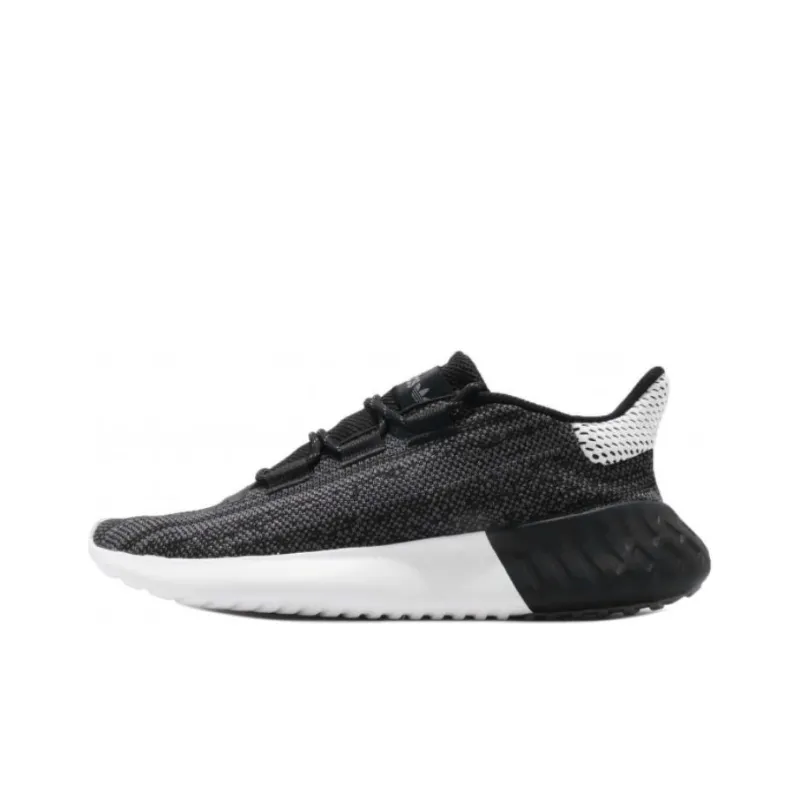 Adidas Originals Tubular Cushioning, Wear Resistant Low Top Casual Shoes Men's Black White-0