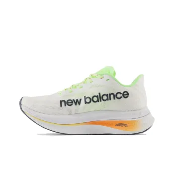 New Balance NB FuelCell SuperComp Cushioning Wear Resistant Low Top Running Shoes Women's White Green
