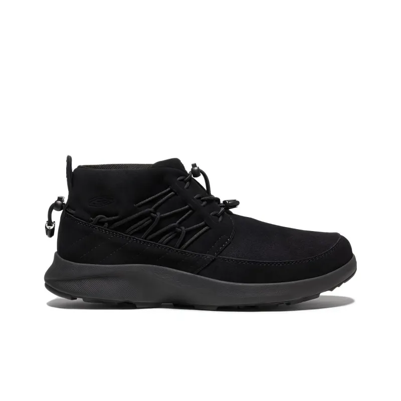 KEEN Uneek Chukka Cushioning Wear Resistant Mid Top Outdoor Shoes Men's Black-1