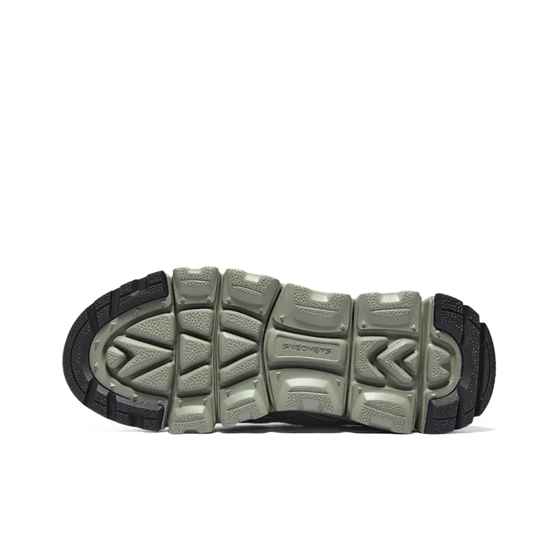 Skechers Hands Free Slip Ins Durable Breathable Low Top Outdoor Shoes Men's Black Green-5